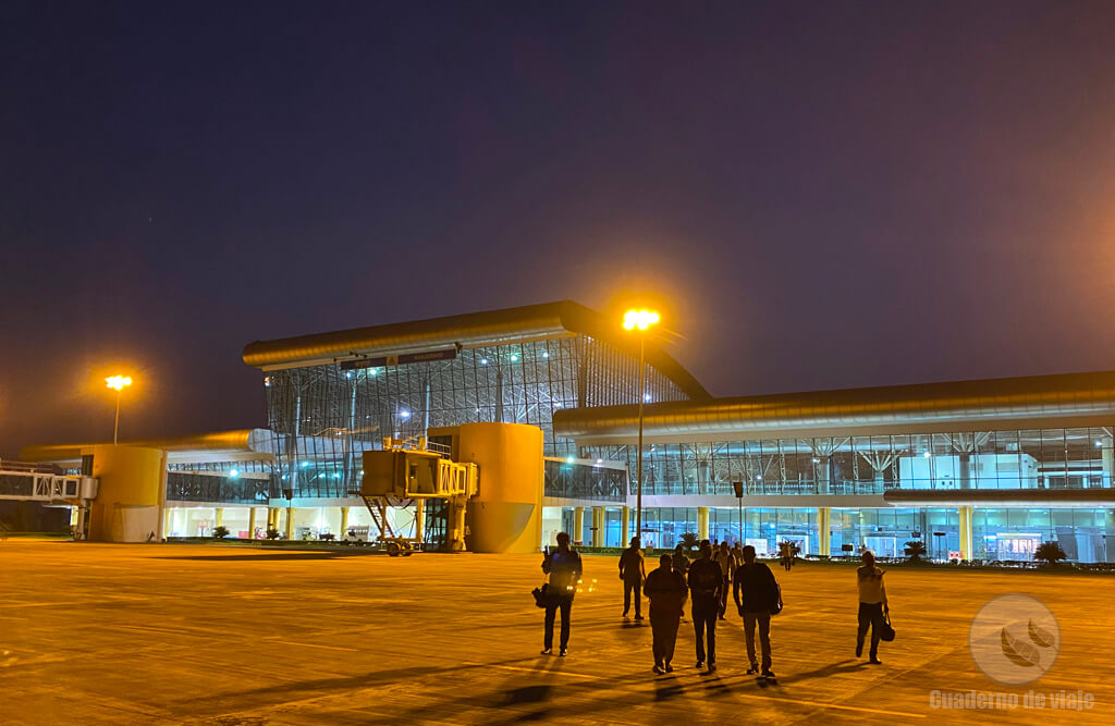 El pequeño aeropuerto de Khajuraho El pequeño aeropuerto de Khajuraho
