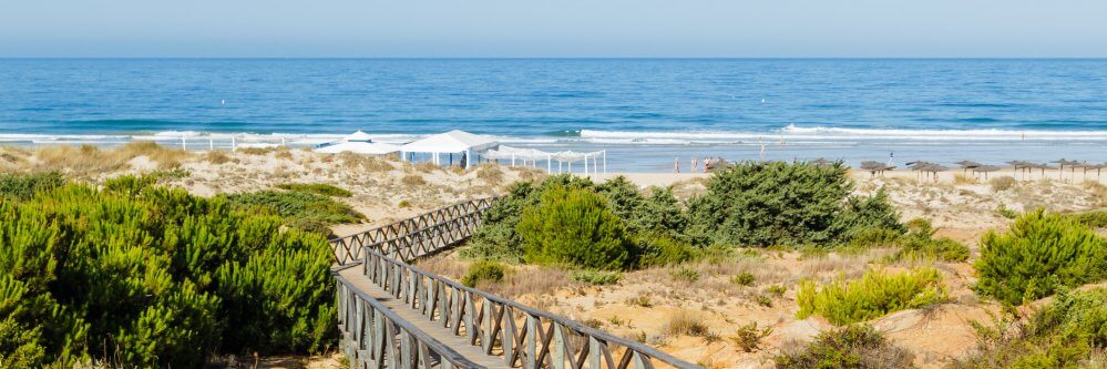 Playa de Chiclana en Cádiz Playa de Chiclana en Cádiz