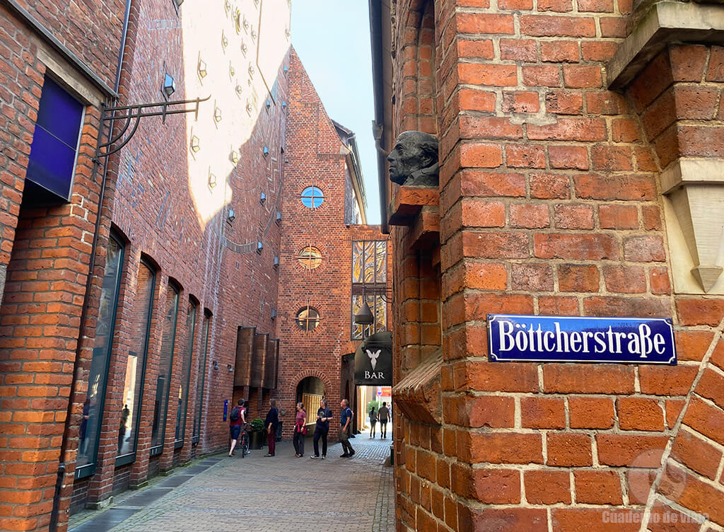 Böttcherstraße, una calle de estilo expresionista Böttcherstraße, una calle de estilo expresionista