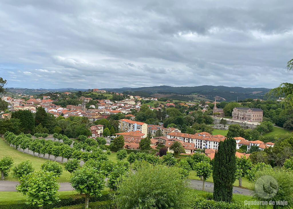Vistas de Comillas desde la Universidad Pontificia Vistas de Comillas desde la Universidad Pontificia