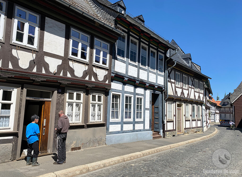 Casas de entramado de madera (fachwerks) en Bergstraße Casas de entramado de madera (fachwerks) en Bergstraße