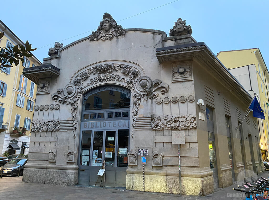 El antiguo Cinema Dumont (1908-1910), hoy biblioteca El antiguo Cinema Dumont (1908-1910), hoy biblioteca