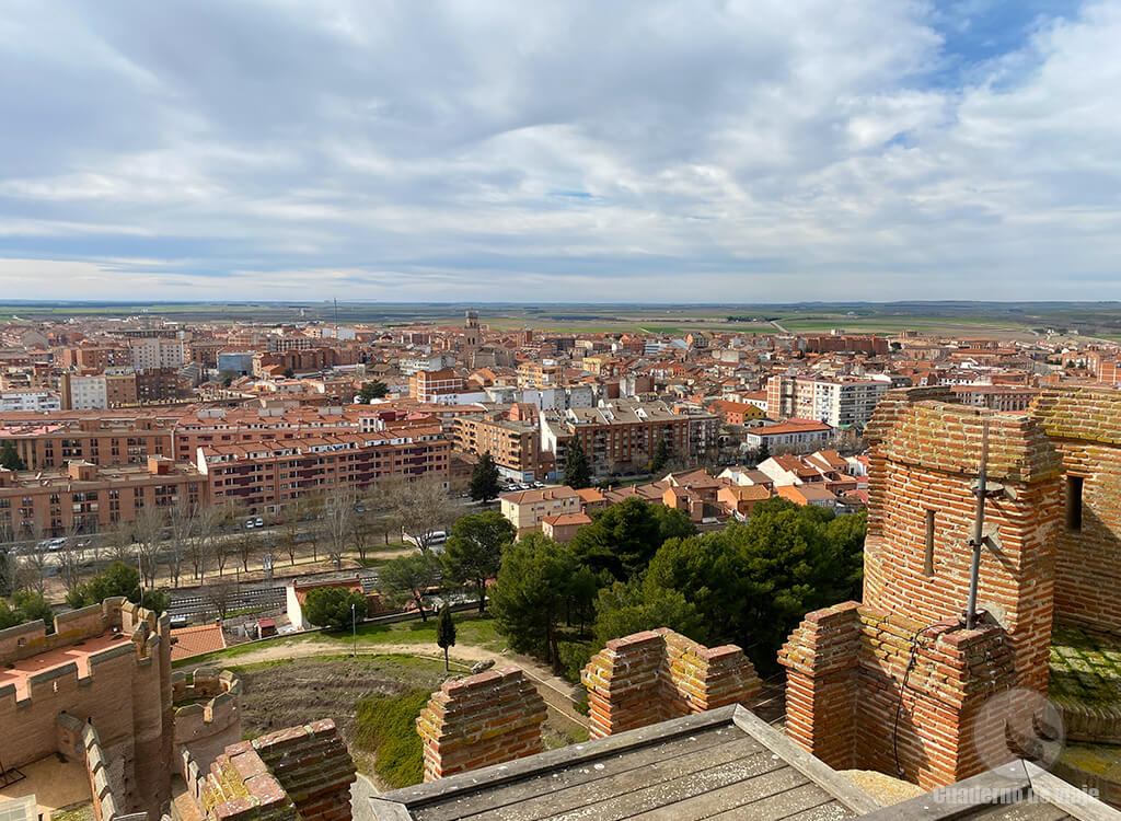 Vistas de Medina del Campo desde el Castillo de la Mota Vistas de Medina del Campo desde el Castillo de la Mota