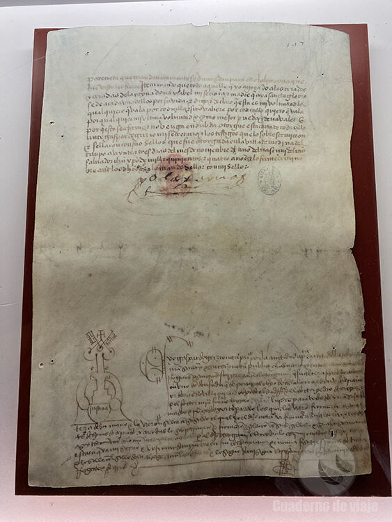 Última página del testamento de Isabel la Católica (facsimil) Última página del testamento de Isabel la Católica (facsimil)