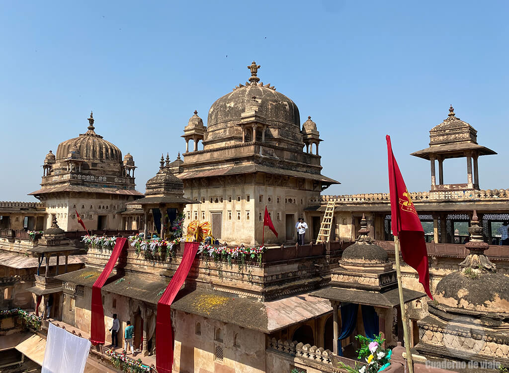 Palacio Jahangir decorado para un rodaje cinematográfico Palacio Jahangir decorado para un rodaje cinematográfico