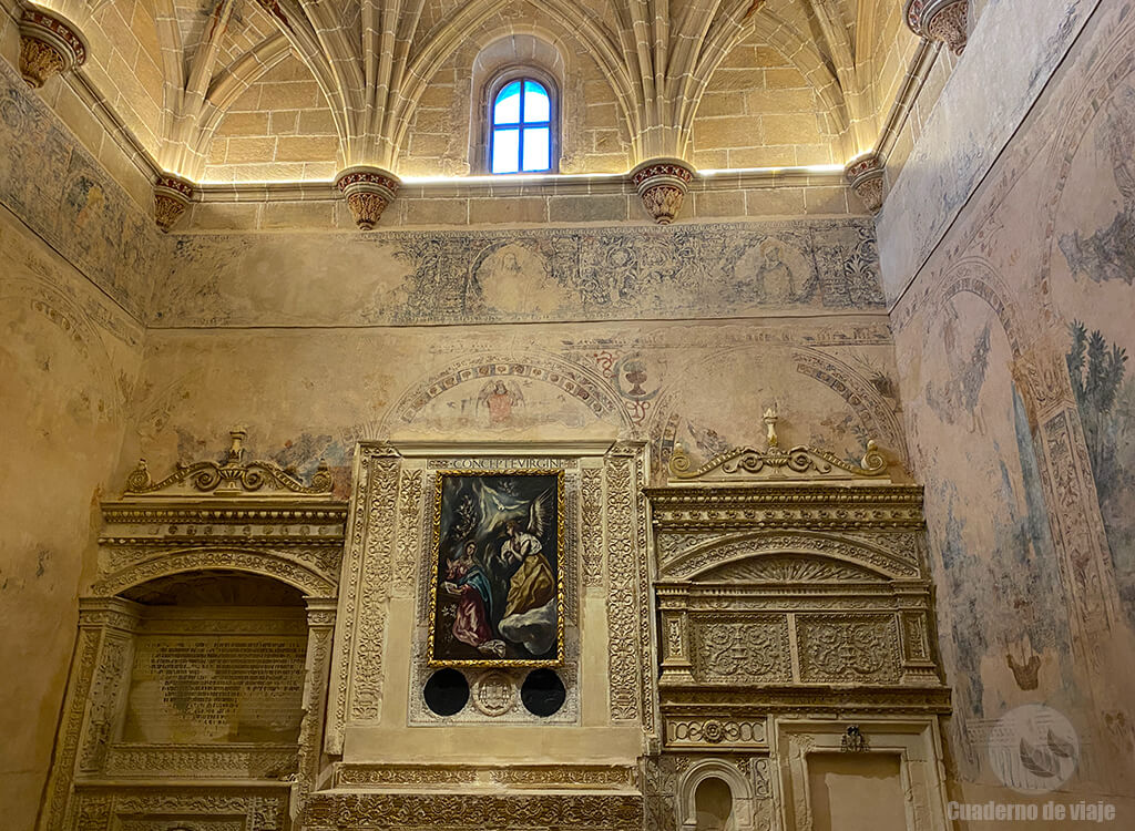 Capilla de la Concepción con la obra Capilla de la Concepción con la obra