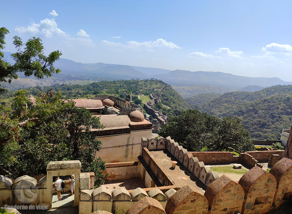 Vistas desde el Kumbhalgarh Fort Vistas desde el Kumbhalgarh Fort