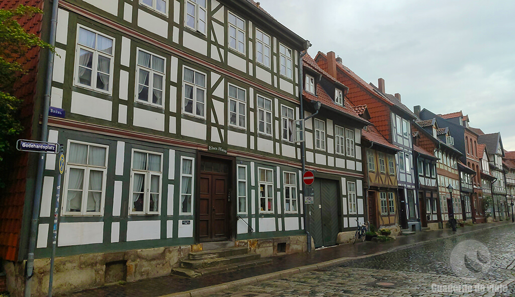 Casas tradicionales en el Barrio de Neustadt Casas tradicionales en el Barrio de Neustadt
