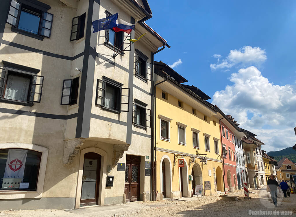 Algunos edificios históricos de la Mestni Trg Algunos edificios históricos de la Mestni Trg