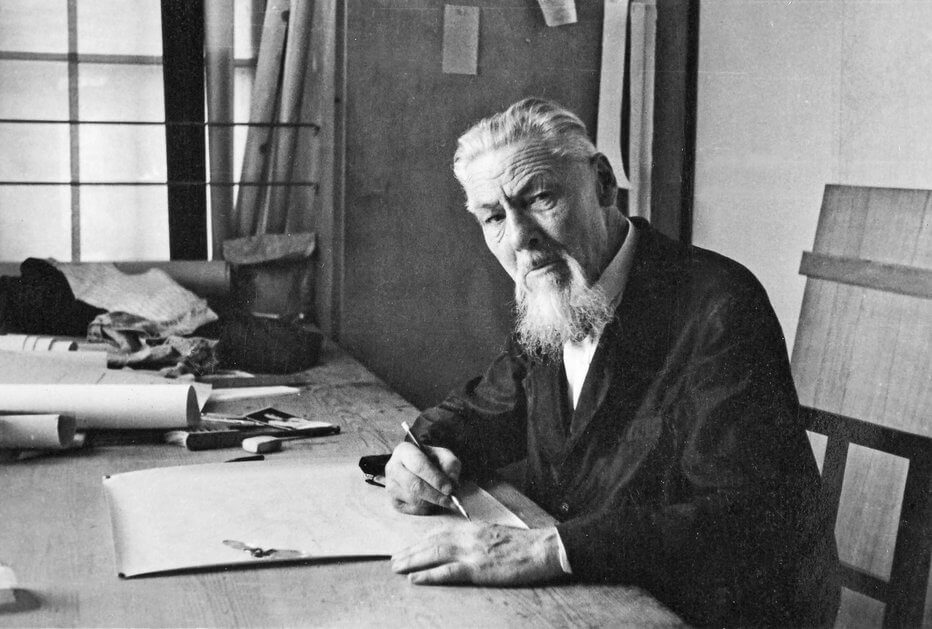 Jože Plečnik en su estudio Jože Plečnik en su estudio