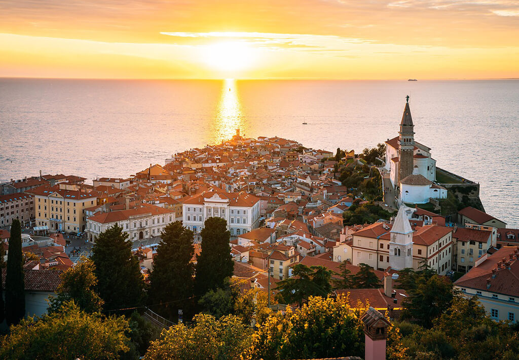 Atardecer en Piran Atardecer en Piran