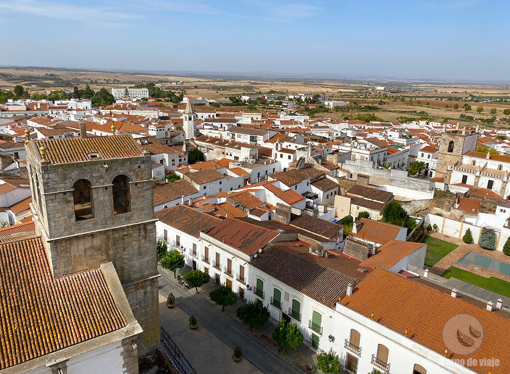 Vistas de Olivenza desde la Torre del Homenaje del castillo Vistas de Olivenza desde la Torre del Homenaje del castillo