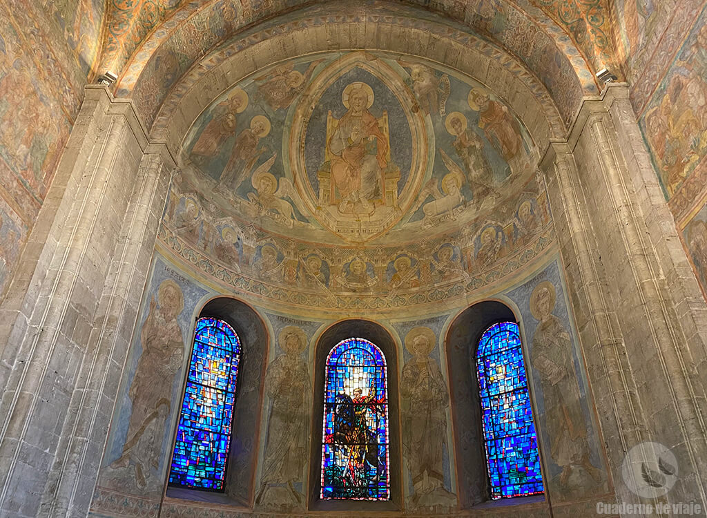 Pinturas murales del ábside de la catedral Pinturas murales del ábside de la catedral