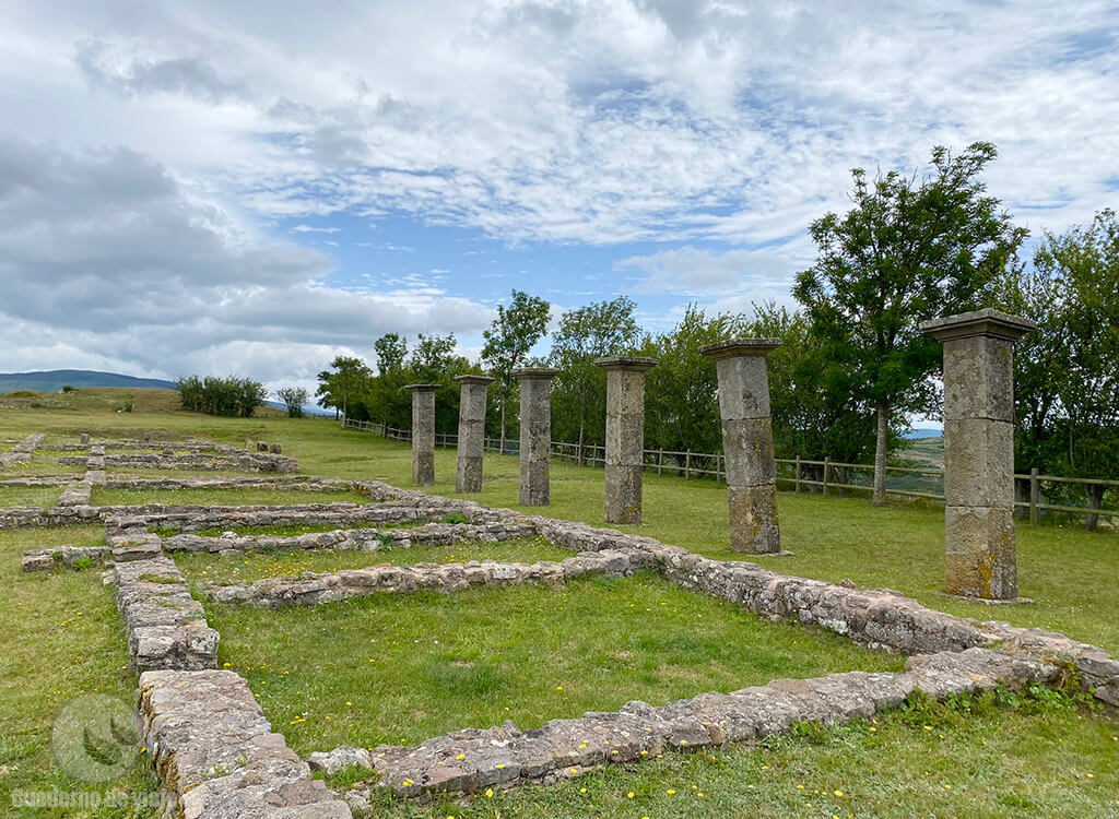 Ciudad romana de Juliobriga, cerca de Reinosa Ciudad romana de Juliobriga, cerca de Reinosa