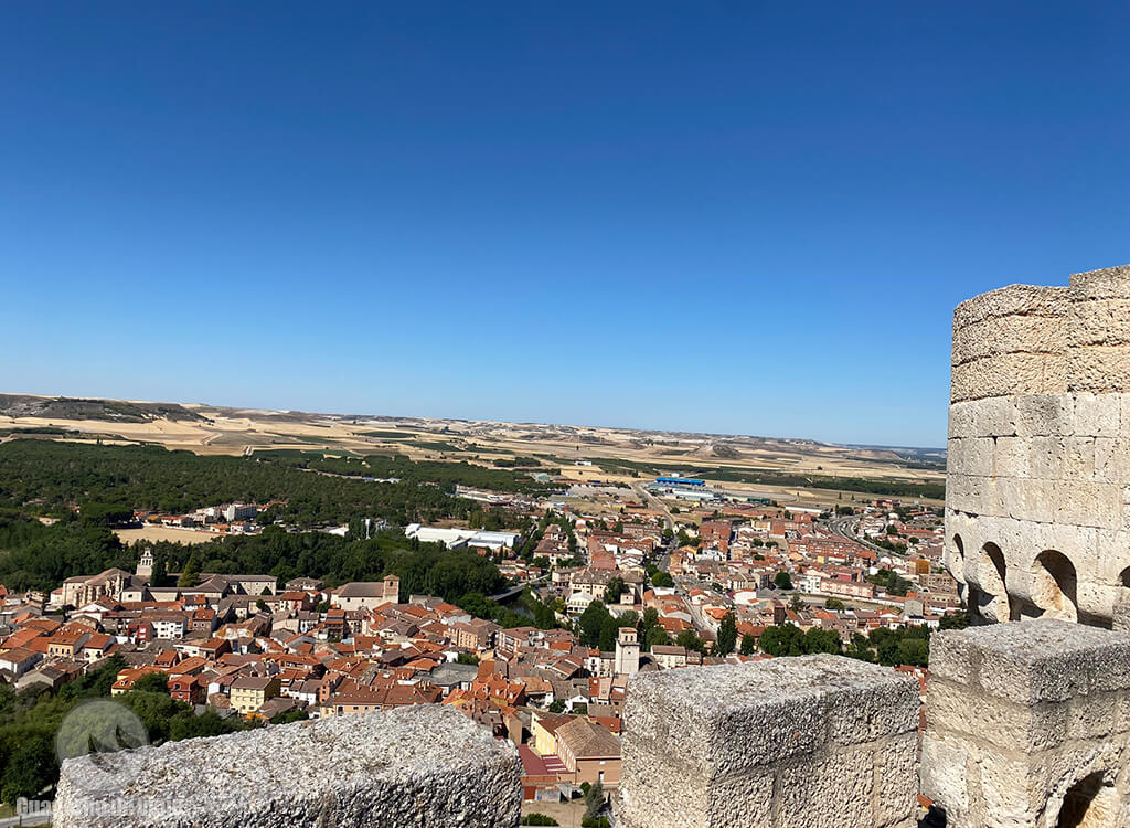Vista de Peñafiel desde el castillo Vista de Peñafiel desde el castillo