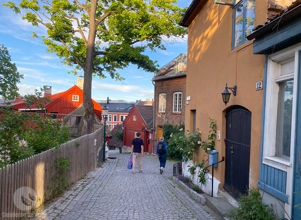 La calle Damstredet, una de las más encantadoras de Oslo La calle Damstredet, una de las más encantadoras de Oslo